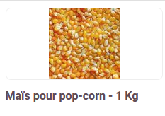 Mas pour pop-corn - 1 Kg